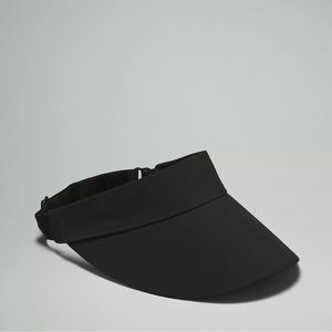 COPY - lululemon fast paced wide band visor | black | adjustable